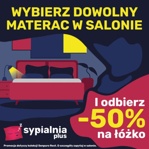 Promocja w salonie SypialniaPlus.pl