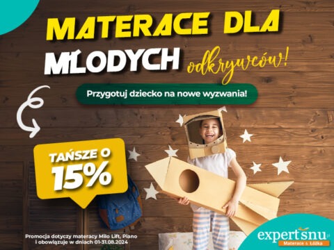 Materace dla młodych