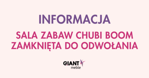Sala zabaw Chubi Boom zamknięta do odwołania